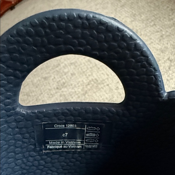 CROCS Kids' Dark Blue Rain Boots - Picture 6 of 6